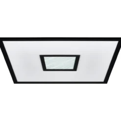 Plafondi EGLO Bordonara led 21,5W 45x45cm musta/valkoinen