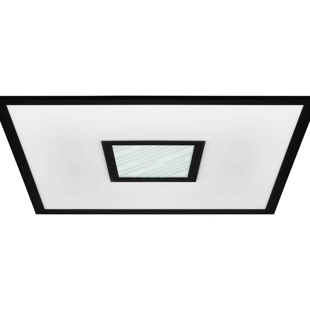 Plafondi EGLO Bordonara led 21,5W 45x45cm musta/valkoinen