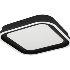 Plafondi EGLO Calagrano led 11W ja 10W 37,5x37,5cm musta/valkoinen