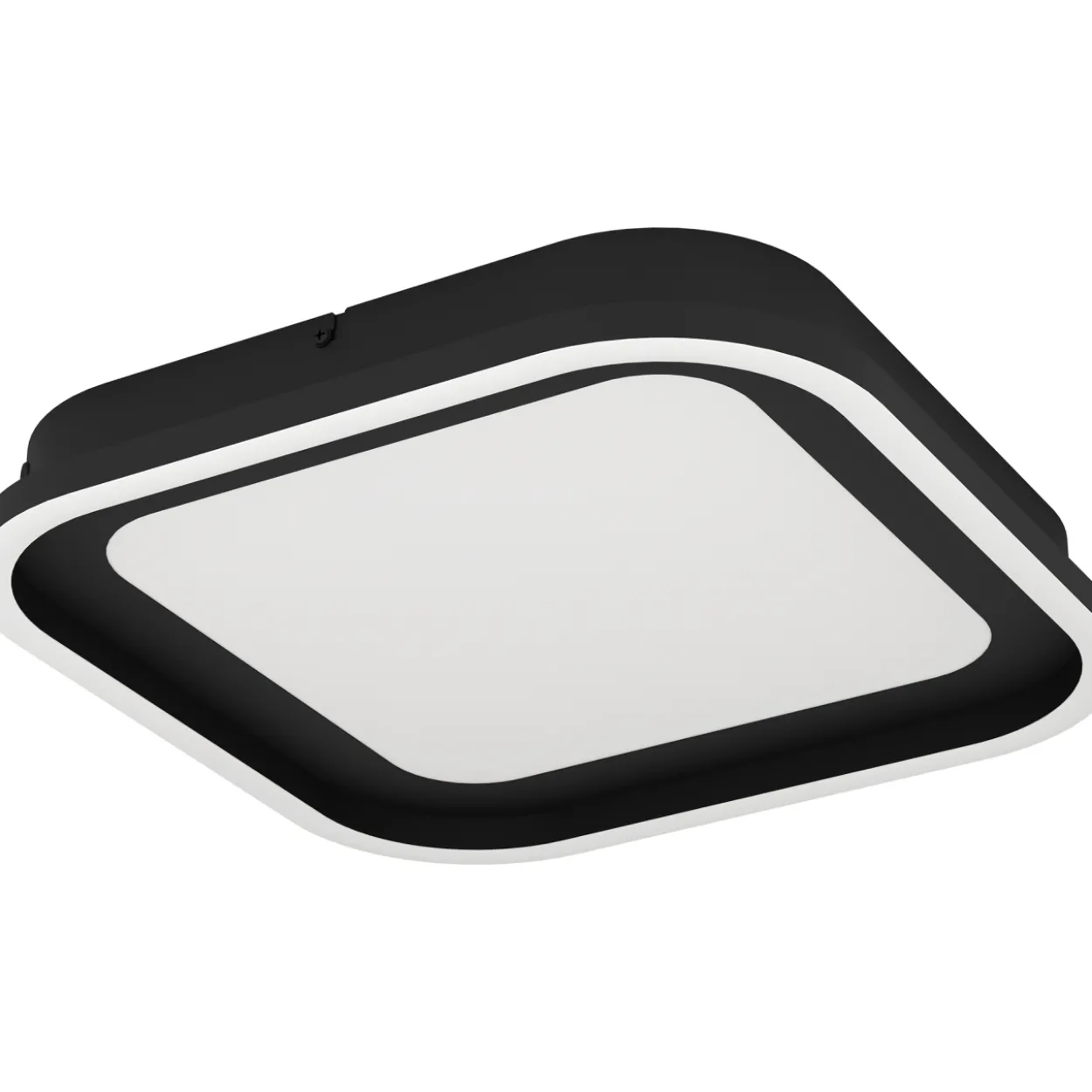 Plafondi EGLO Calagrano led 11W ja 10W 37,5x37,5cm musta/valkoinen