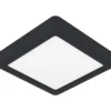 Plafondi EGLO Fueva 5 led 11W 16x16cm musta/valkoinen