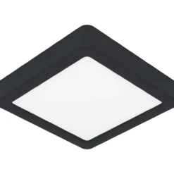 Plafondi EGLO Fueva 5 led 11W 16x16cm musta/valkoinen