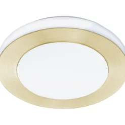 Plafondi EGLO Led Carpi 3x3,6W Ø30cm harjattu messinki/valkoinen
