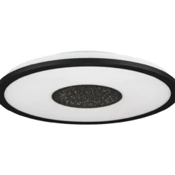 Plafondi EGLO Marmorata led 18W ja 9W Ø45cm musta/valkoinen