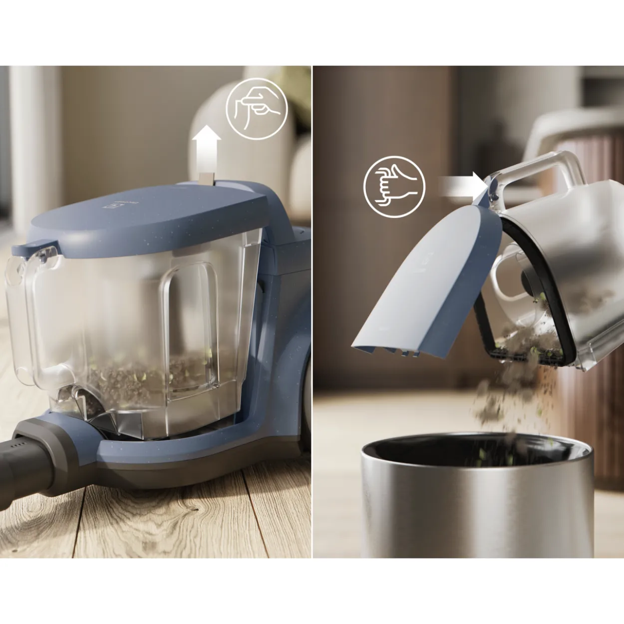 Pölynimuri Electrolux Clean 500 EL51C1LDB pussiton