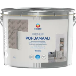 Pohjamaali Eskaro Premium 9 l valkoinen