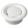 Poistoilmaventtiili Europlast DM 100 mm metalli valkoinen