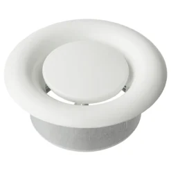 Poistoilmaventtiili Europlast DM 100 mm metalli valkoinen