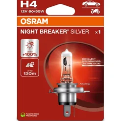 Polttimo Osram Night Breaker Silver H4