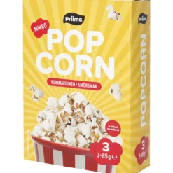 Popcorn Priima 3 x 85 g Voinmakuinen
