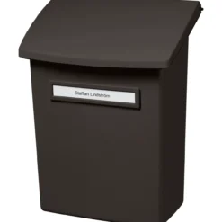 Postilaatikko Orthex välikannella musta