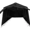 Pressutalli Fornorth 2,7 x 5,1 m, 500g/m2, musta