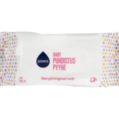 Puhdistuspyyhe Pisara 72 kpl Baby