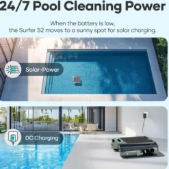 Puhdistusrobotti Aiper ECO Surfer S2 vedenpinnan