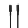 Punottu kaapeli Mobia USB-C, USB-C 60 W musta, 0,5 m