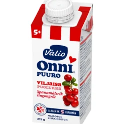 Puolukkapuuro Valio Onni 215 g 5 kk