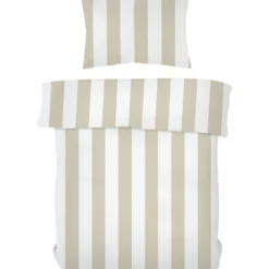 Pussilakanasetti Kotikulta 150 x 210 cm Block Stripe beige