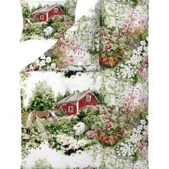 Pussilakanasetti Vallila 150 x 210 cm Mansikkapaikka