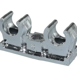 Putkipidin 12 mm 2-os krom CU-putkille 4 kpl