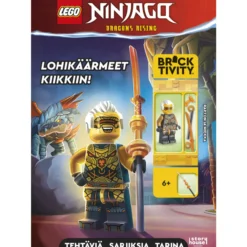 Puuhakirja lelulla LEGO Ninjago Lohikäärmeet kiikkiin!