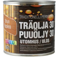 Puuöljy 30 0,75 l ruskea
