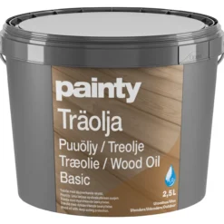 Puuöljy Painty 2,5 l ruskea