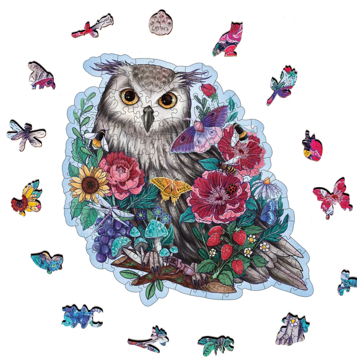 Puupalapeli Ravensburger 150 palaa Owl