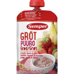 Puuro Semper 120 g mansikka-banaani 6 kk