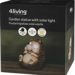 Puutarhapatsas 4Living Siili solar LED silmillä 23 cm