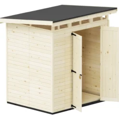 Puutarhavaja Upyard Strongbox L, 203 x 163 x 225 cm, luonnollinen väri