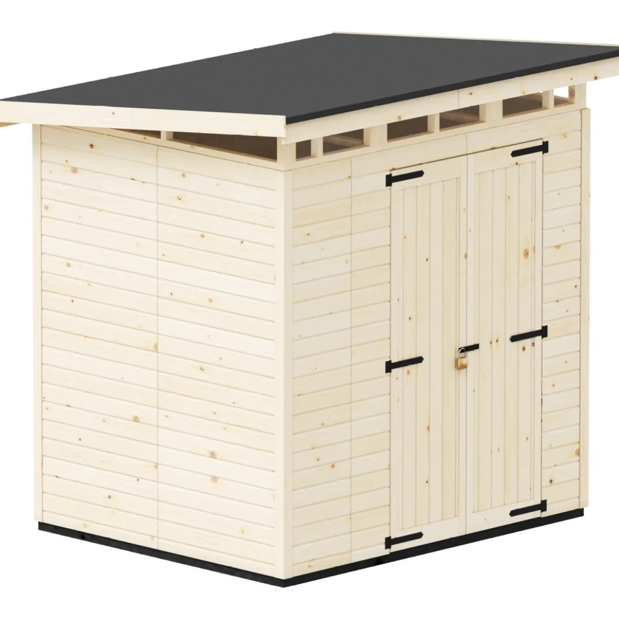 Puutarhavaja Upyard Strongbox L, 203 x 163 x 225 cm, luonnollinen väri