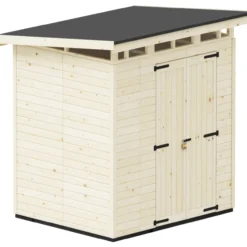 Puutarhavaja Upyard Strongbox L, 203 x 163 x 225 cm, luonnollinen väri