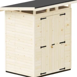 Puutarhavaja Upyard Strongbox M, 163 x 127 x 222 cm, luonnollinen väri