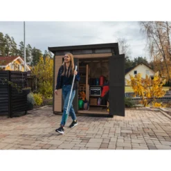 Puutarhavaja Upyard Strongbox L, 203 x 163 x 225 cm, ruskea/musta
