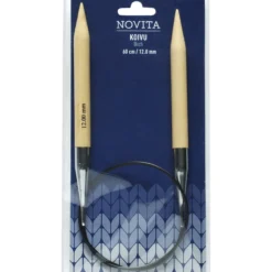 Pyöröpuikot Novita 60 cm 12 mm koivu