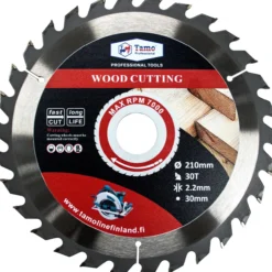 Pyörösahanterä Tamo Professional 210 mm x 30T x 30 mm
