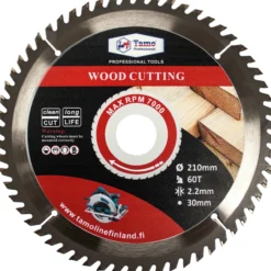 Pyörösahanterä Tamo Professional 210 mm x 60T x 30 mm