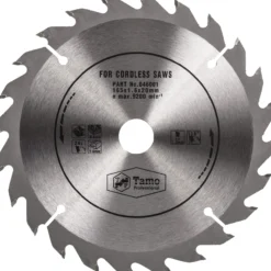 Pyörösahanterä Tamo Professional 165 x 1,6 mm x 24T x 30 mm