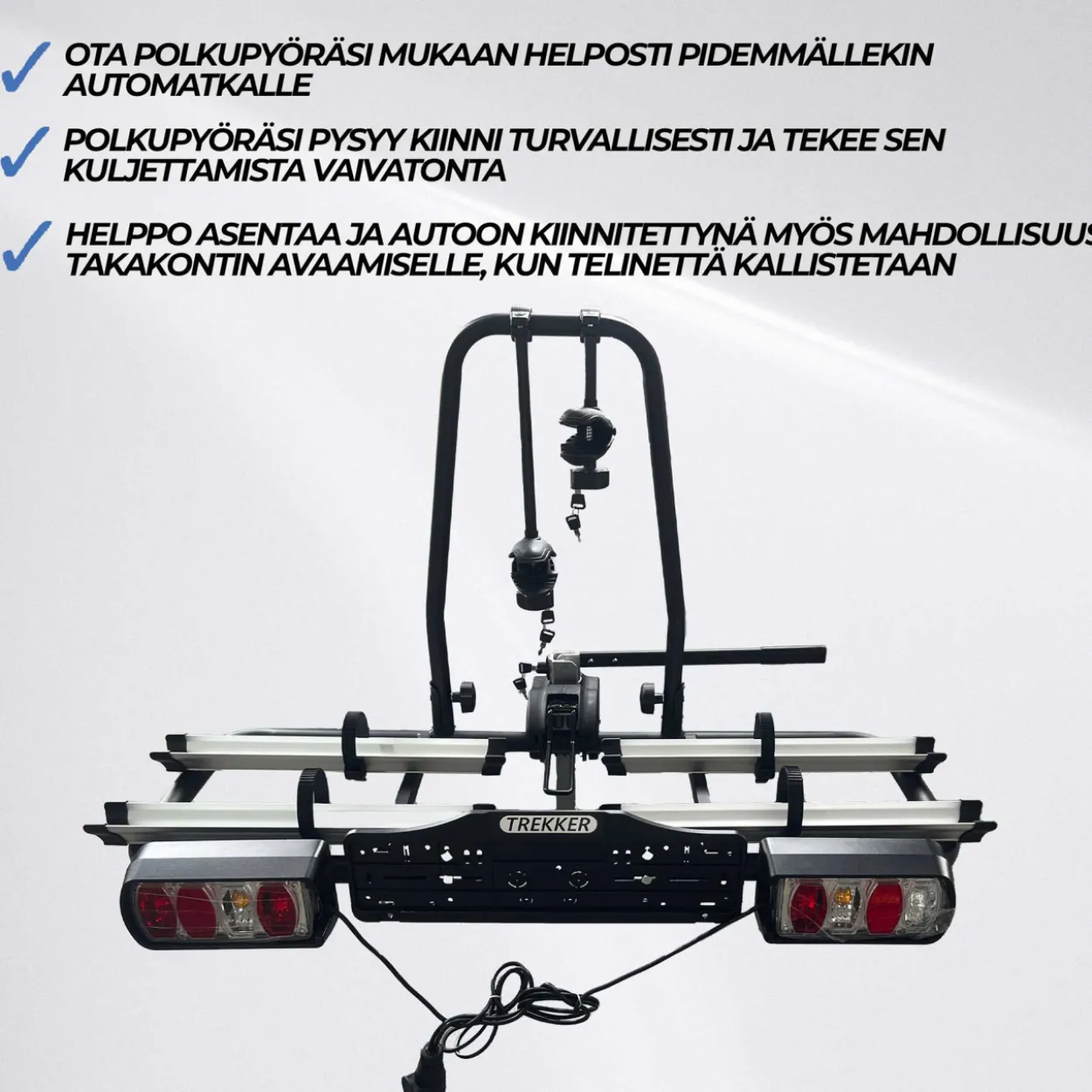 Pyöräteline autoon 2-pyörälle Trekker X200