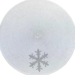 Pöytätabletti Kotikulta 38 cm Lumitähti valkoinen