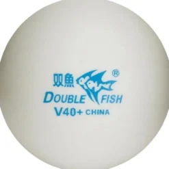 Pöytätennispallo Double Fish, valkoinen, 10 kpl/pkt