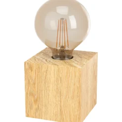Pöytävalaisin EGLO Prestwick 2 40W 9,5x9,5x9,5cm puu