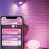 Pöytävalaisin Philips Hue Flourish 9.5W 230V, valkoinen