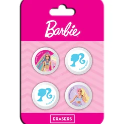 Pyyhekumi 4 kpl Barbie