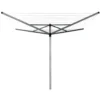 Pyykinkuivausteline Brabantia Topspinner 50 m, metallinen maaterä, harmaa