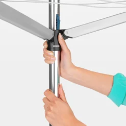Pyykinkuivausteline Brabantia Essential 30 m, muovinen maaterä