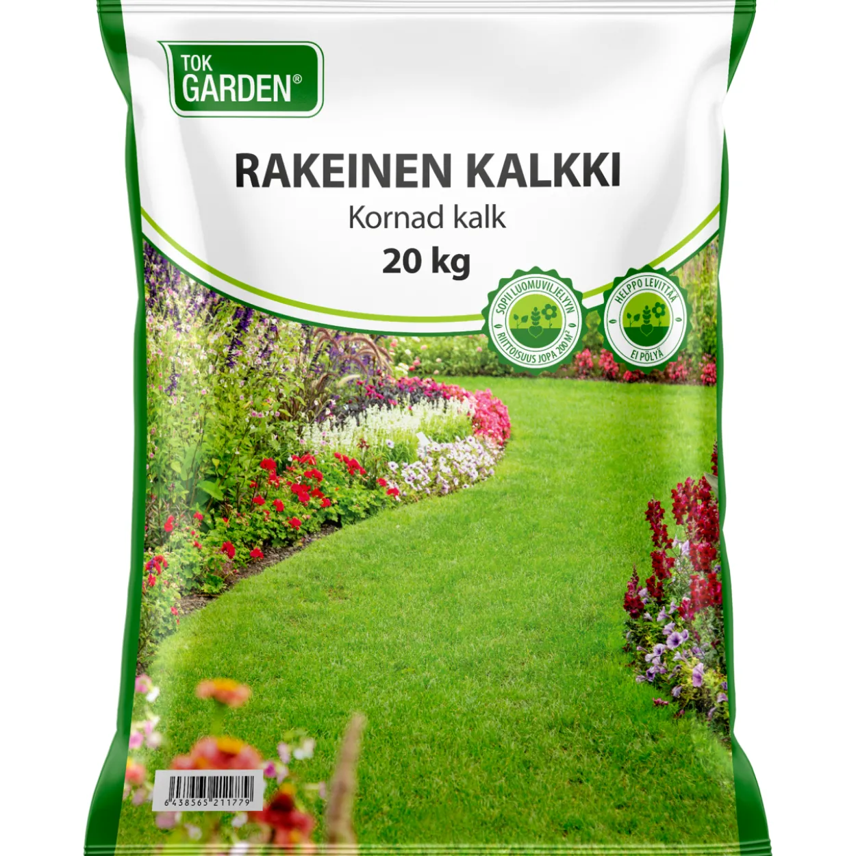 Rakeinen kalkki Tok Garden 20 kg