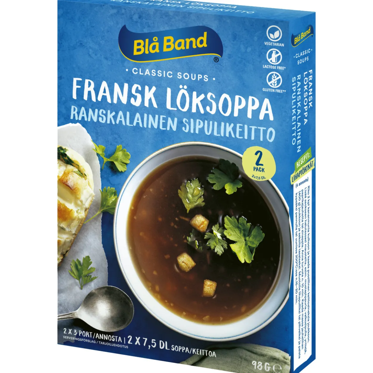 Ranskalainen sipulikeitto 2 x 49 g gluteeniton