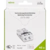 Rasialiitin Wago 2-Nap 0.5-2.5mm² valkoinen
