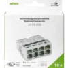 Rasialiitin Wago 8-Nap 0.5-2.5mm² valkoinen